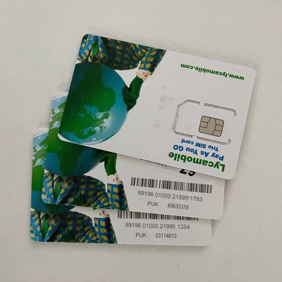 Lycamobile card 3pcs - Picture 1 of 1